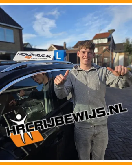 Geslaagde bij HRC Rijbewijs