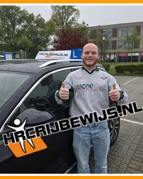 Geslaagde bij HRC Rijbewijs